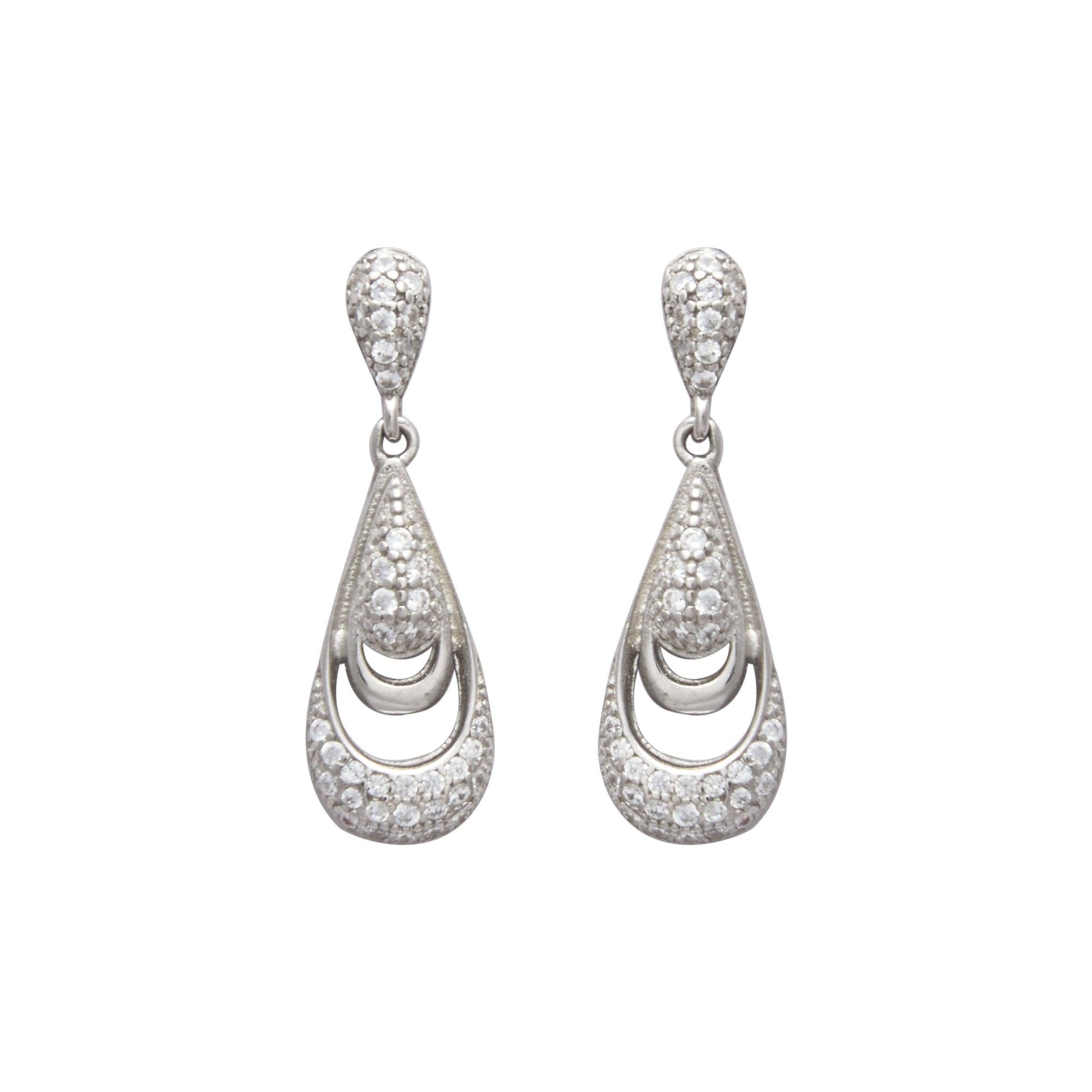 925 Sterling Silver Water Drop Moissanite Diamond Dangle Earrings Perfect  Wedding Promise Moissanite Jewelry Gift For Women From Simplefashion,  $34.79 | DHgate.Com